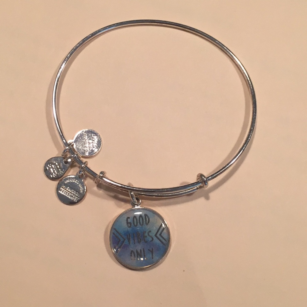 ALEX AND ANI Good Vibes Only bangle